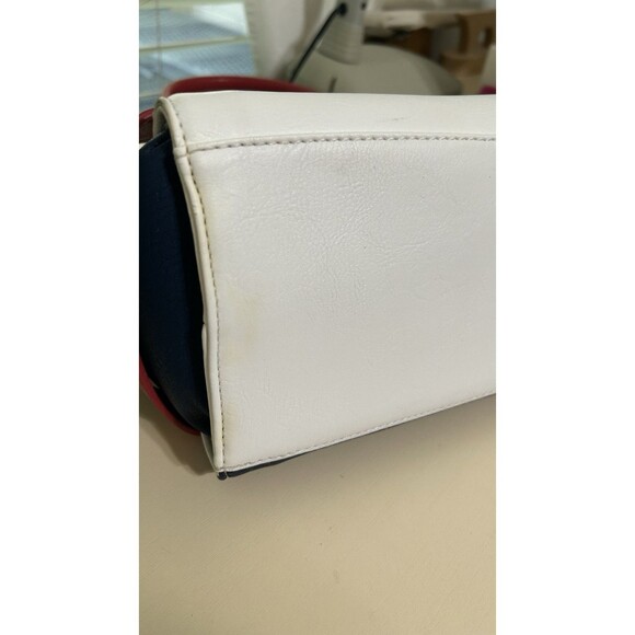 Vintage Charming Charlie Patriotic, Nautical ,Red White & Blue Shoulder tote bag - Picture 12 of 12